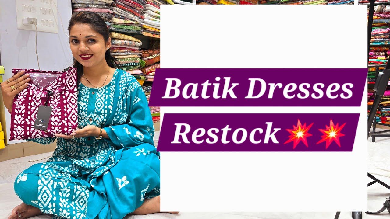 shubham creation pune order no 8999528772 Batik Dresses Live