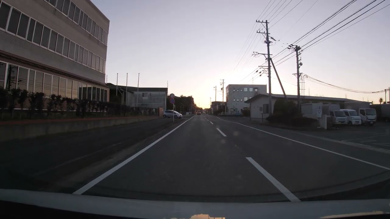 4k drive through the Japanese country side