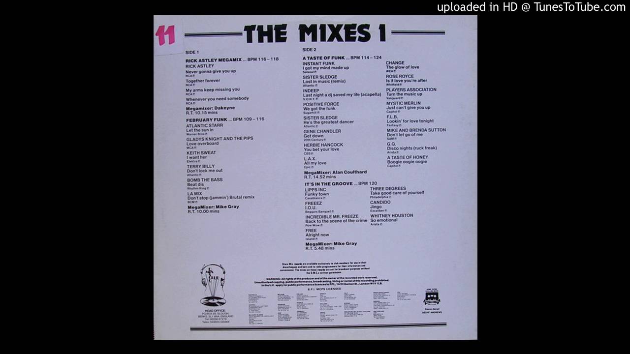 February Funk (DMC megamix by Mike Gray 1988)