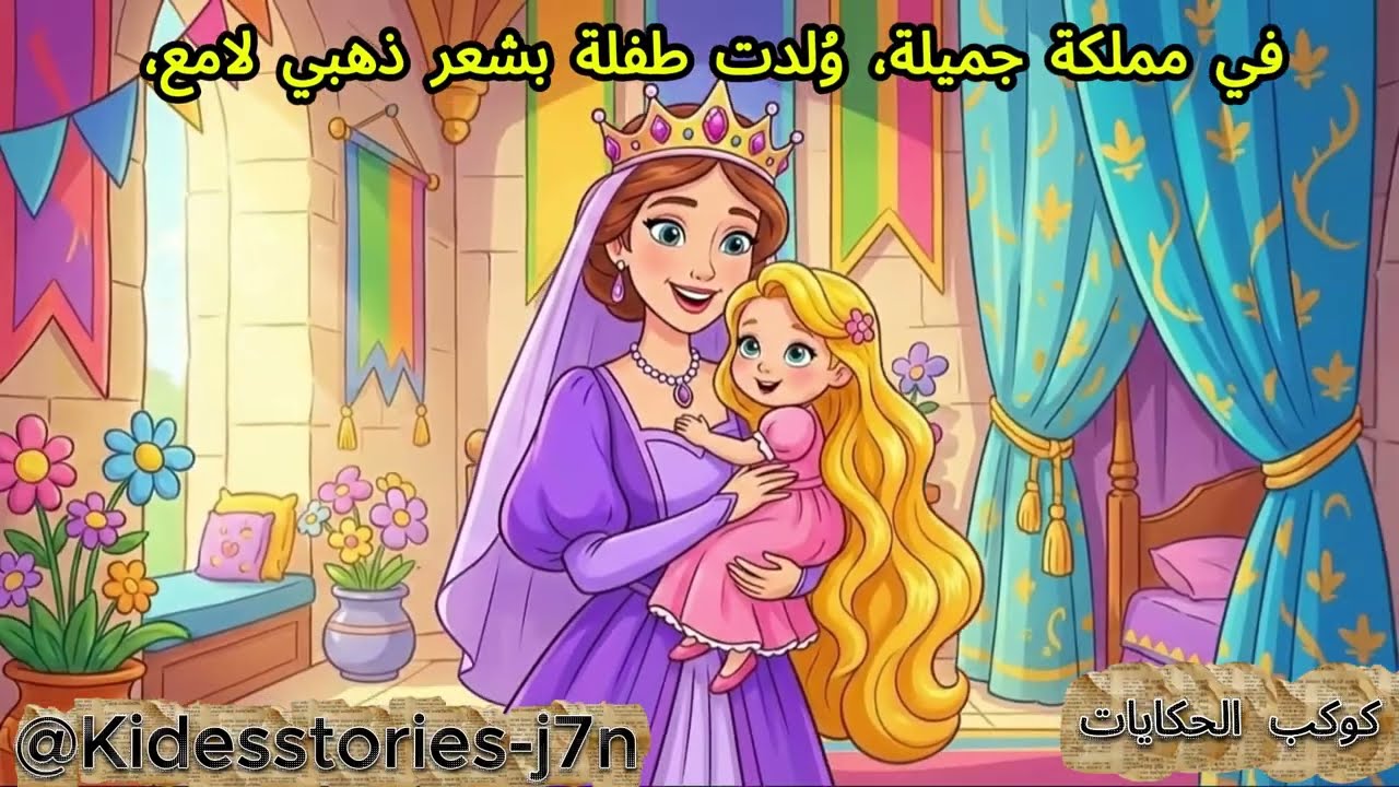 #روبونزل والشعر العجيب  #قصص_أطفال #الصبر