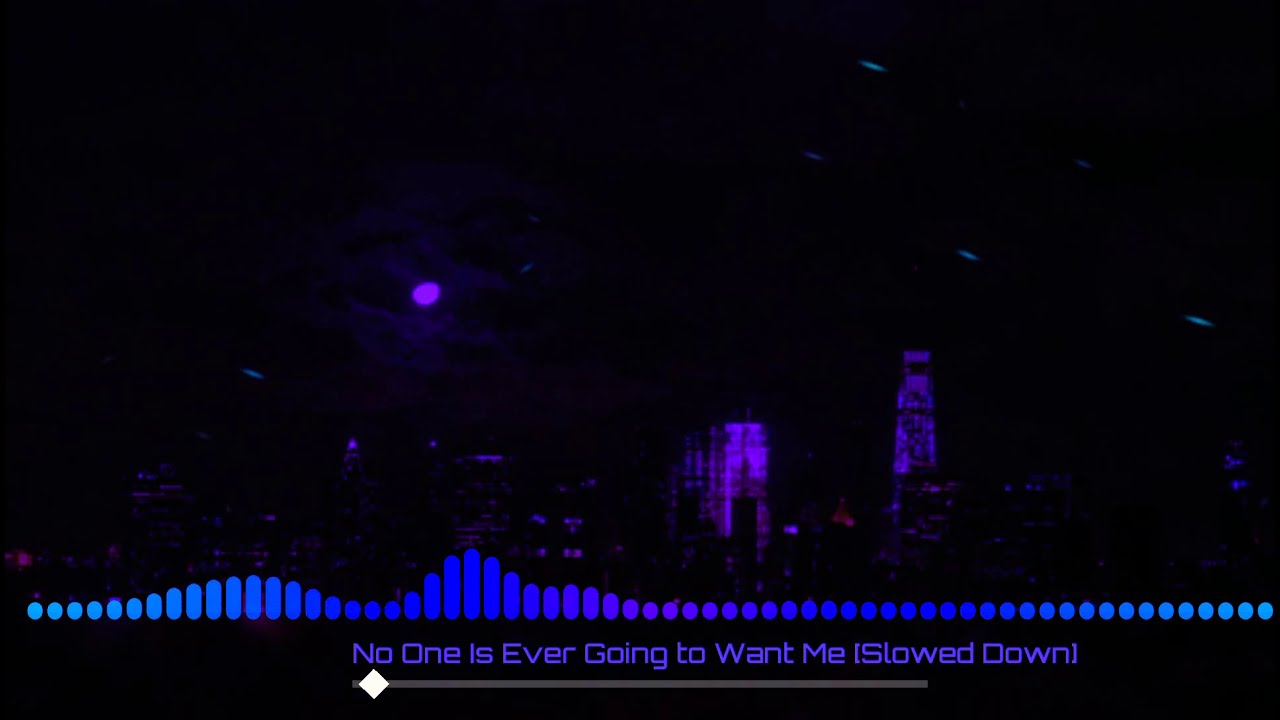 No One is Ever Going To Want Me but it's my favorite part and Slowed Down