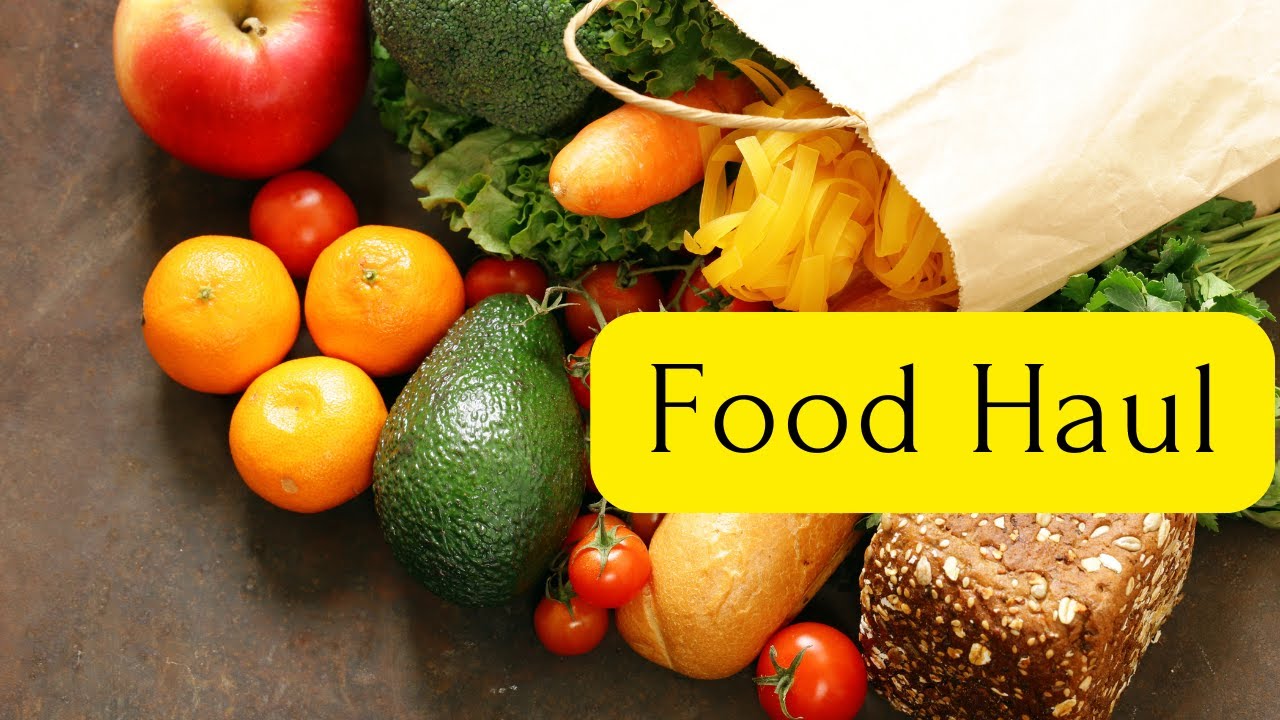 Food Haul| Shopping on a budget| Frugal living
