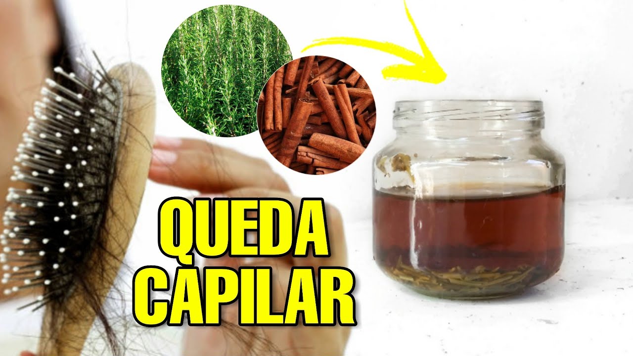 USE ESSE TÔNICO CASEIRO NA RAIZ DO SEU CABELO E PARE COM SUA QUEDA CAPILAR 😱
