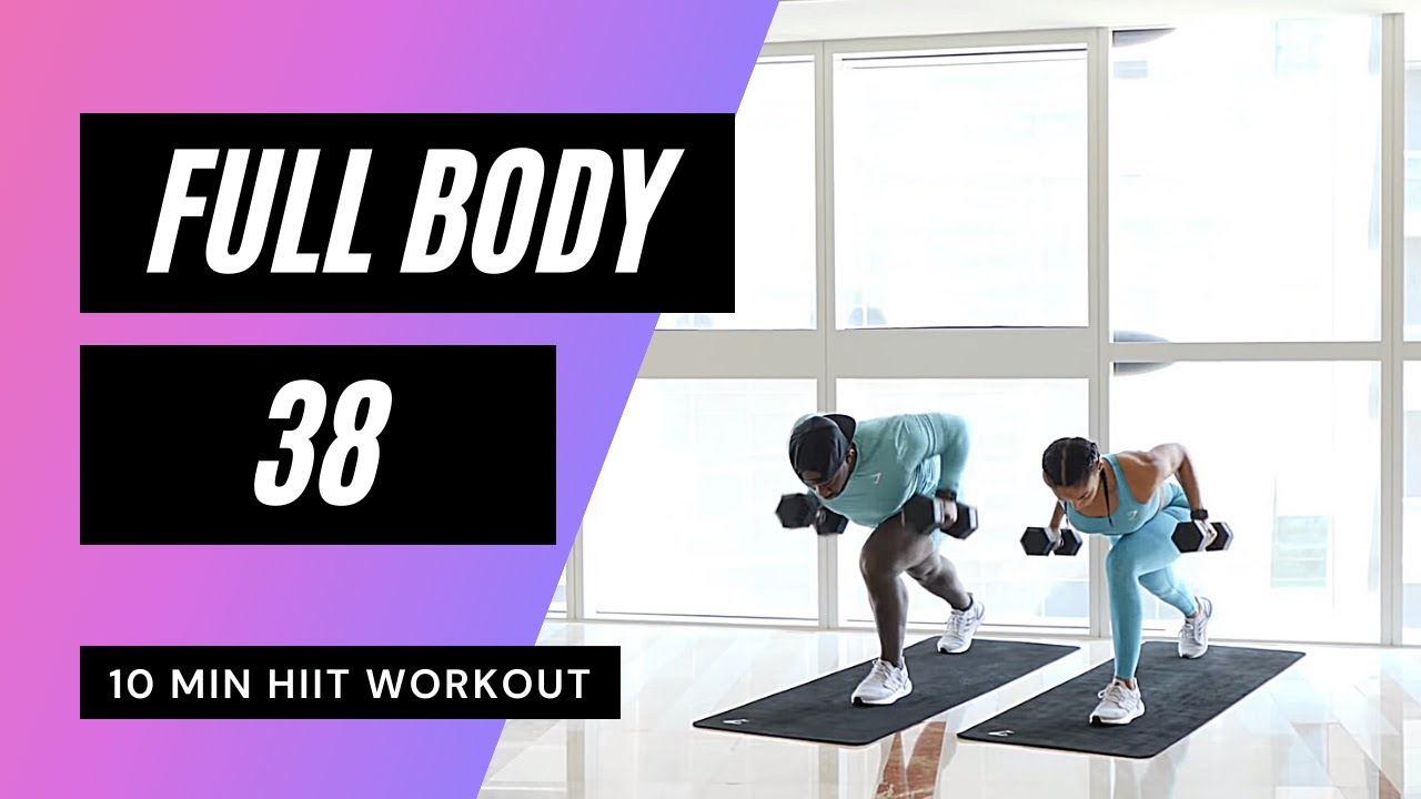 10 MIN Full Body Workout // HIIT | MrandMrsMuscle