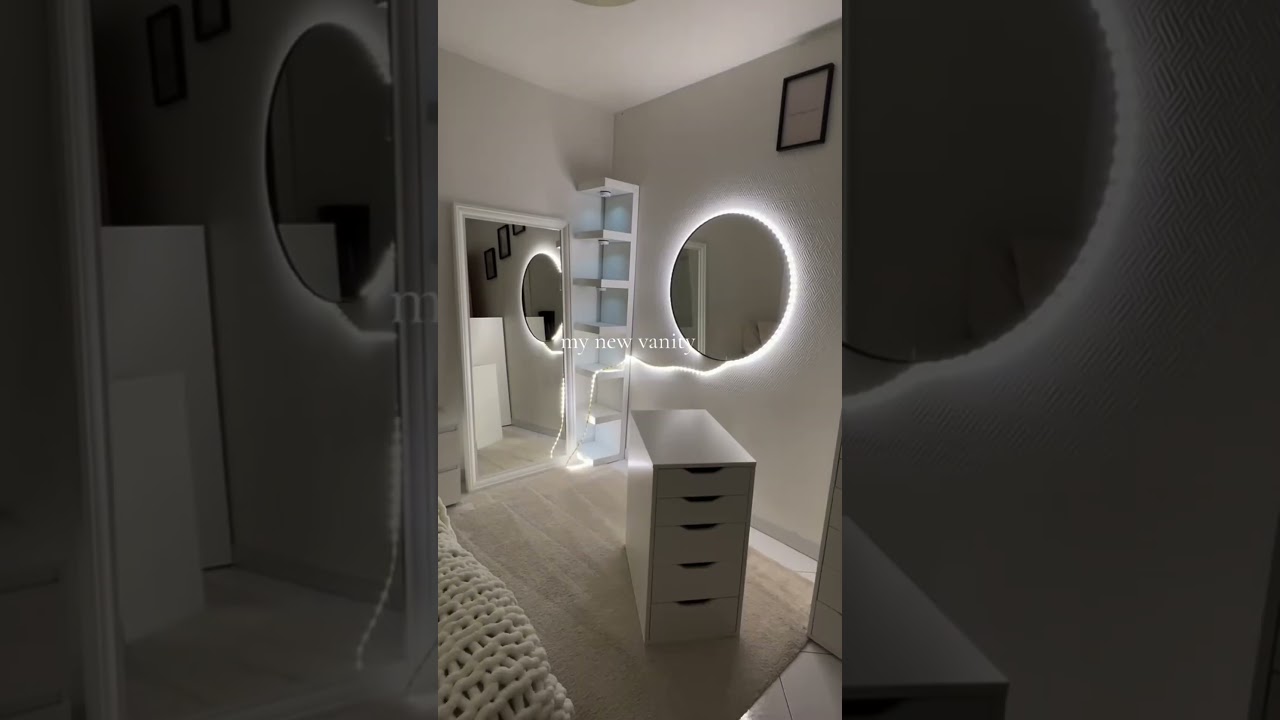 DIY IKEA makeup vanity on a budget