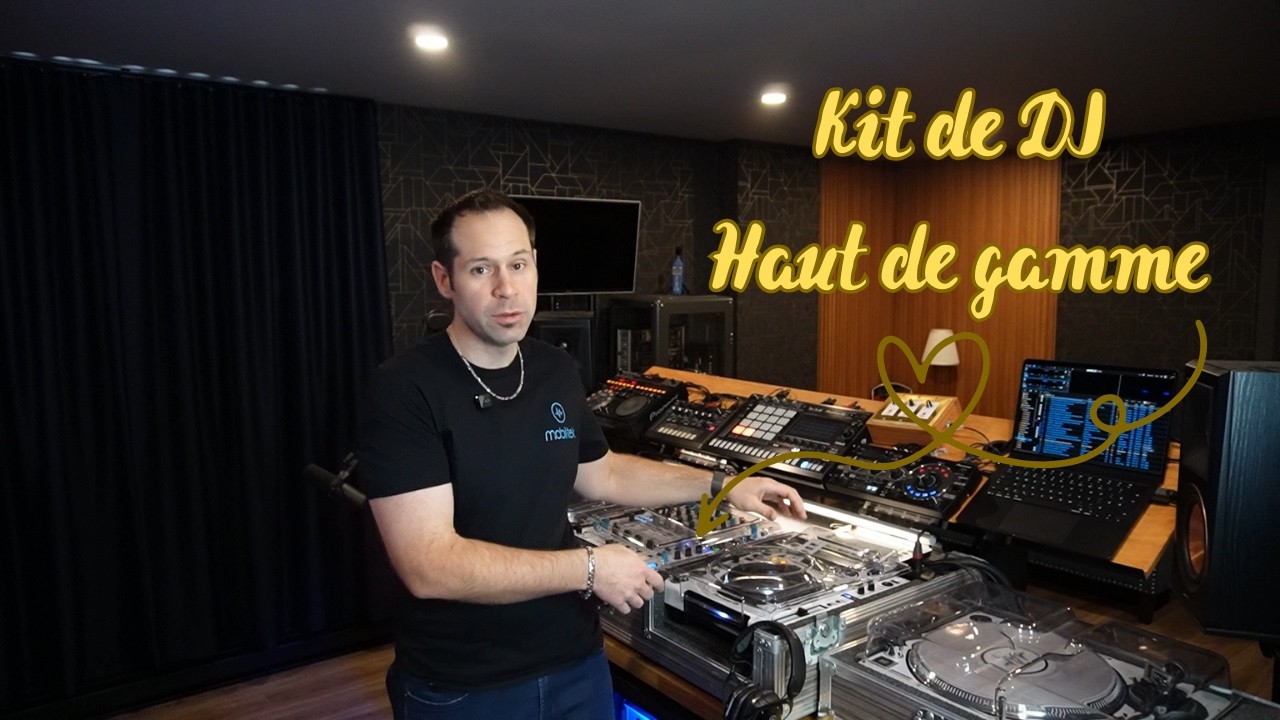 Visite du kit de DJ pro dans le studio Mobil-Tek