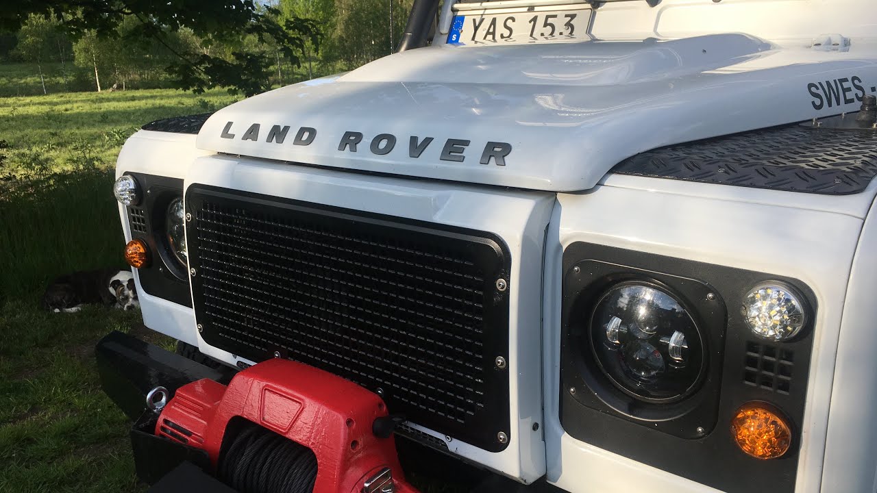 Build our own setup (DIY) for the back of the Land Rover Defender 110.