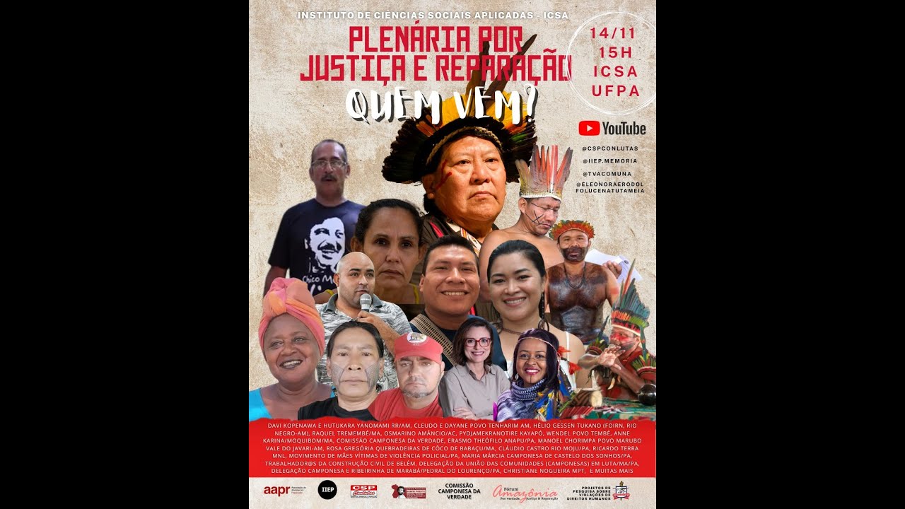 Plen&aacute;ria por Justi&ccedil;a e Repara&ccedil;&atilde;o