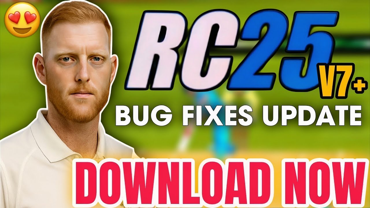 RC25 V7+ New Bug Fixes Update : All Sound Fixed + India New Jersey 🔥 Download Now 😍