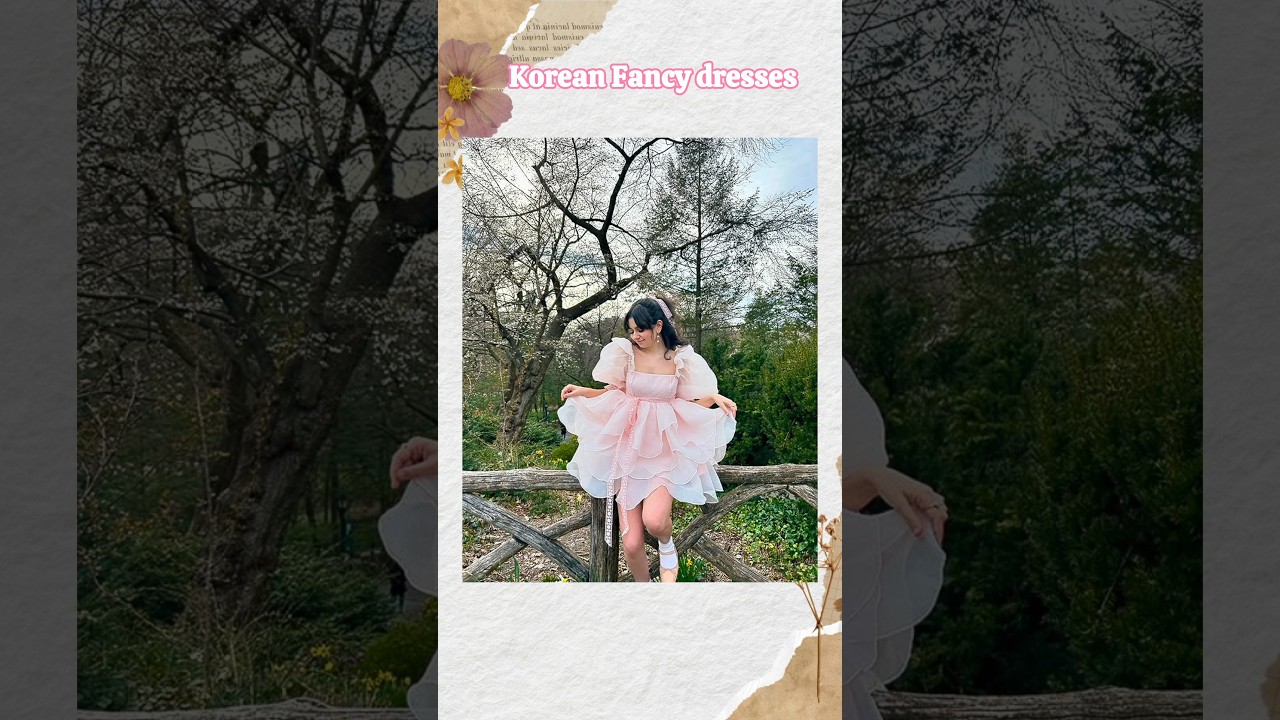 Get ready to slay in these stunning Korean fancy dresses! 