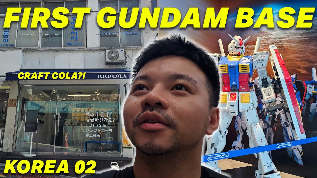 We Found Seoul’s Only Craft Cola + My First Ever Gundam Base!
