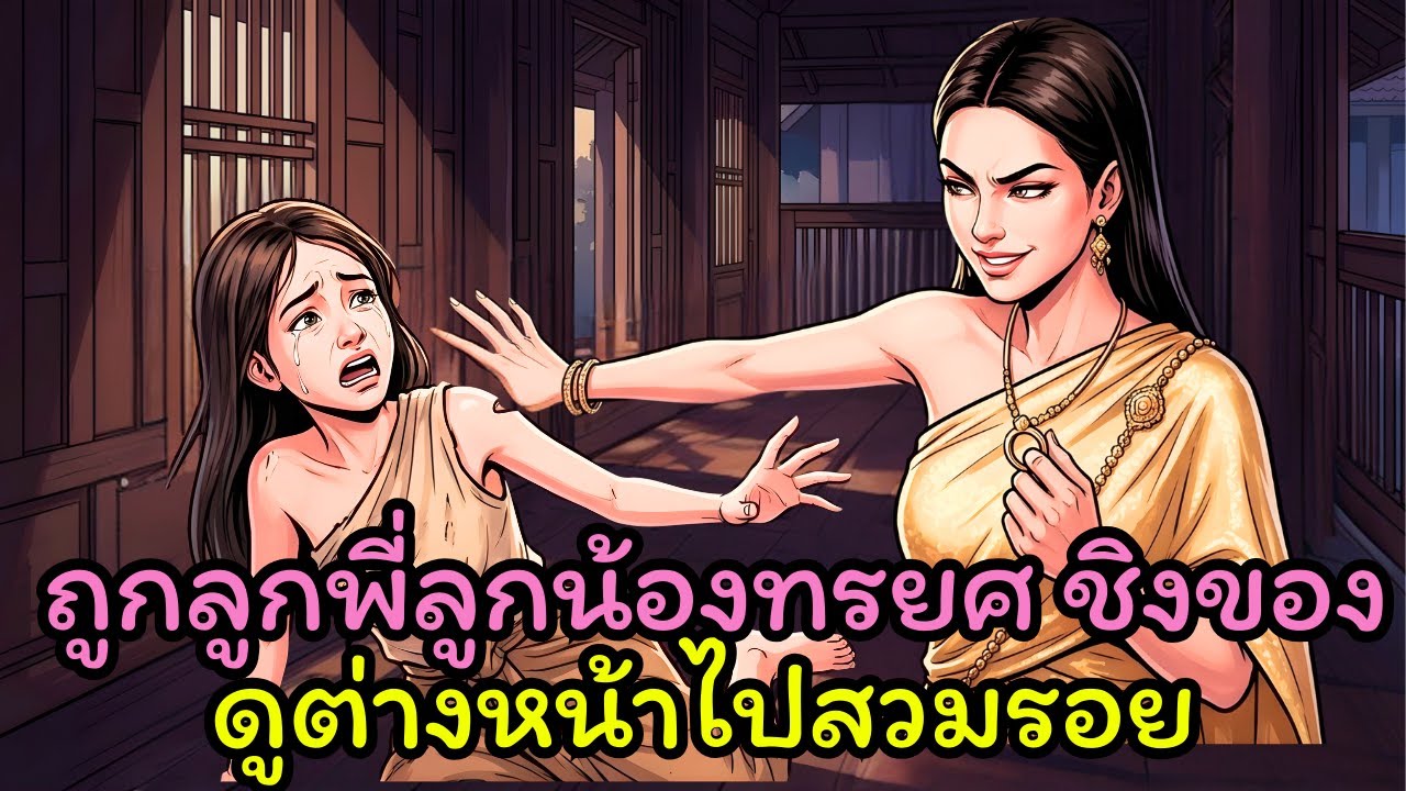 เด็กกำพร้าผู้น่าสงสาร! ถูกลูกพี่ลูกน้องทรยศ ชิงของดูต่างหน้าไปสวมรอย