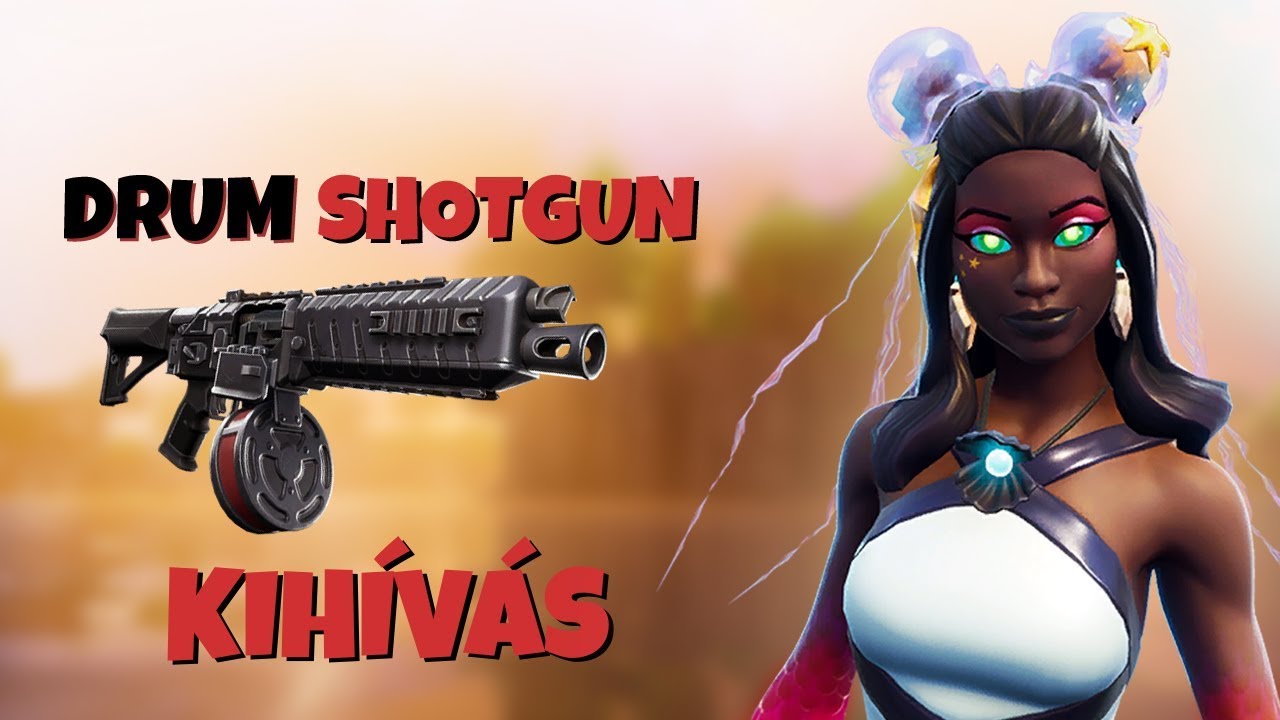 MEGPRÓBÁLTAM CSAK DRUM SHOTIVAL GYŐZNI! (Fortnite Battle Royale)