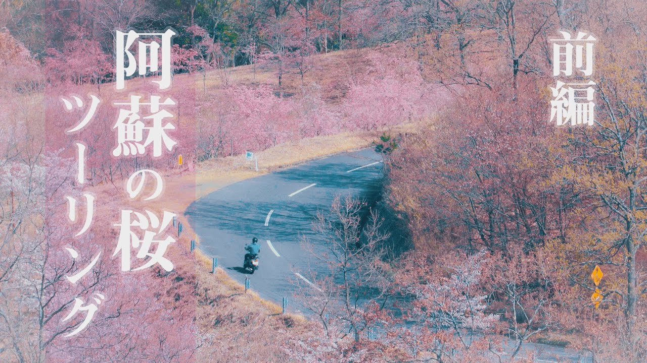 エストレヤで春の阿蘇へお花見ツーリング🌸前編 / 南阿蘇グリーンロード（ケニーロード）は絶景だった | モトブログ