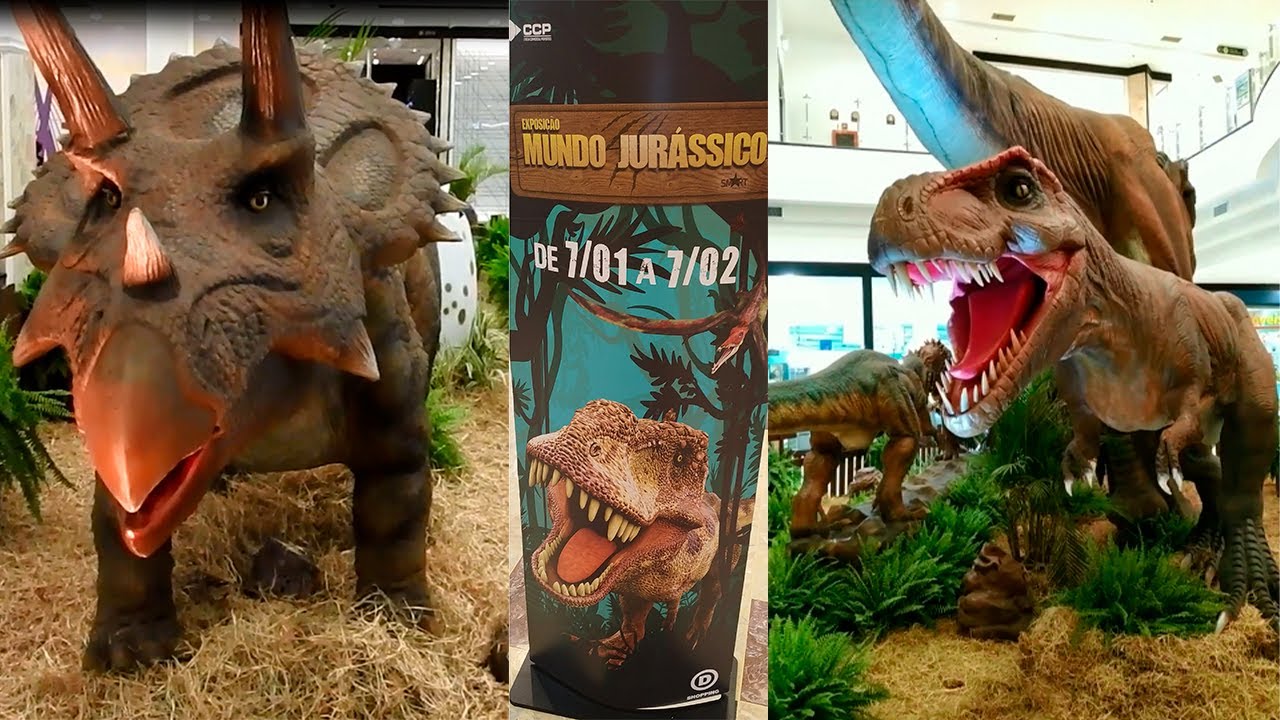EXPOSIÇÃO MUNDO JURÁSSICO 2021 🦖 - DINOSSAUROS no SHOPPING D em SÃO PAULO
