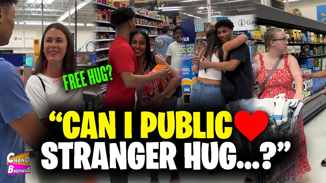 Asking Strangers: Can I Get a Hug? | USA Street Interview Social Experiment | Chand Brothers