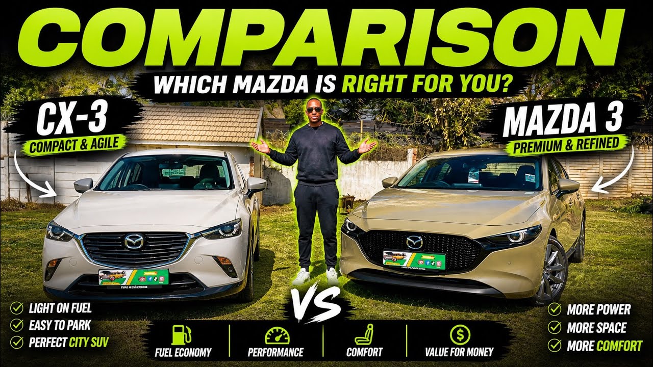 Битва Mazda CX-3 Carbon Edition против Mazda3 2.0L Astina | Кто из них одержит победу? 🏆