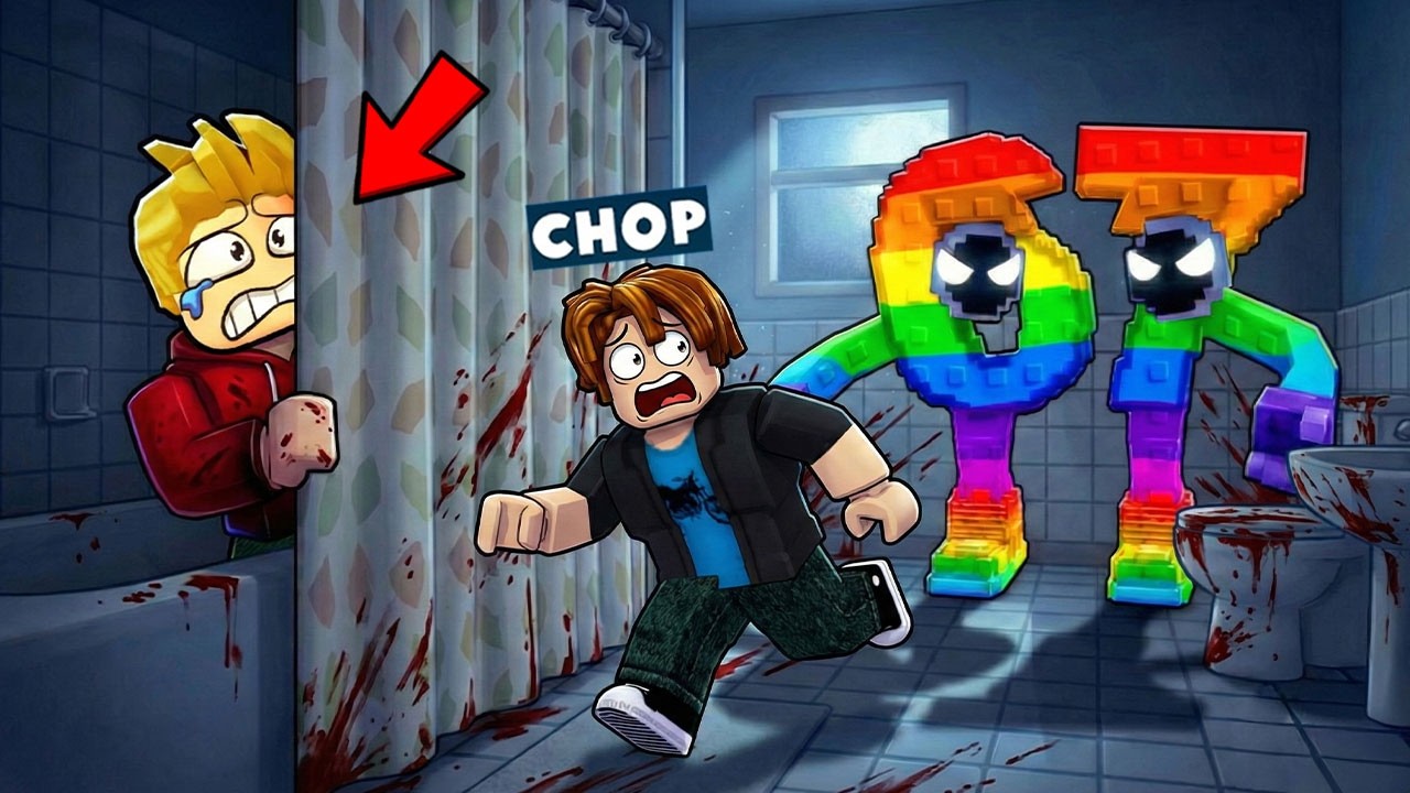 ROBLOX CHOP AND FROSTY ESCAPE THE BRAINROT OR HIDE