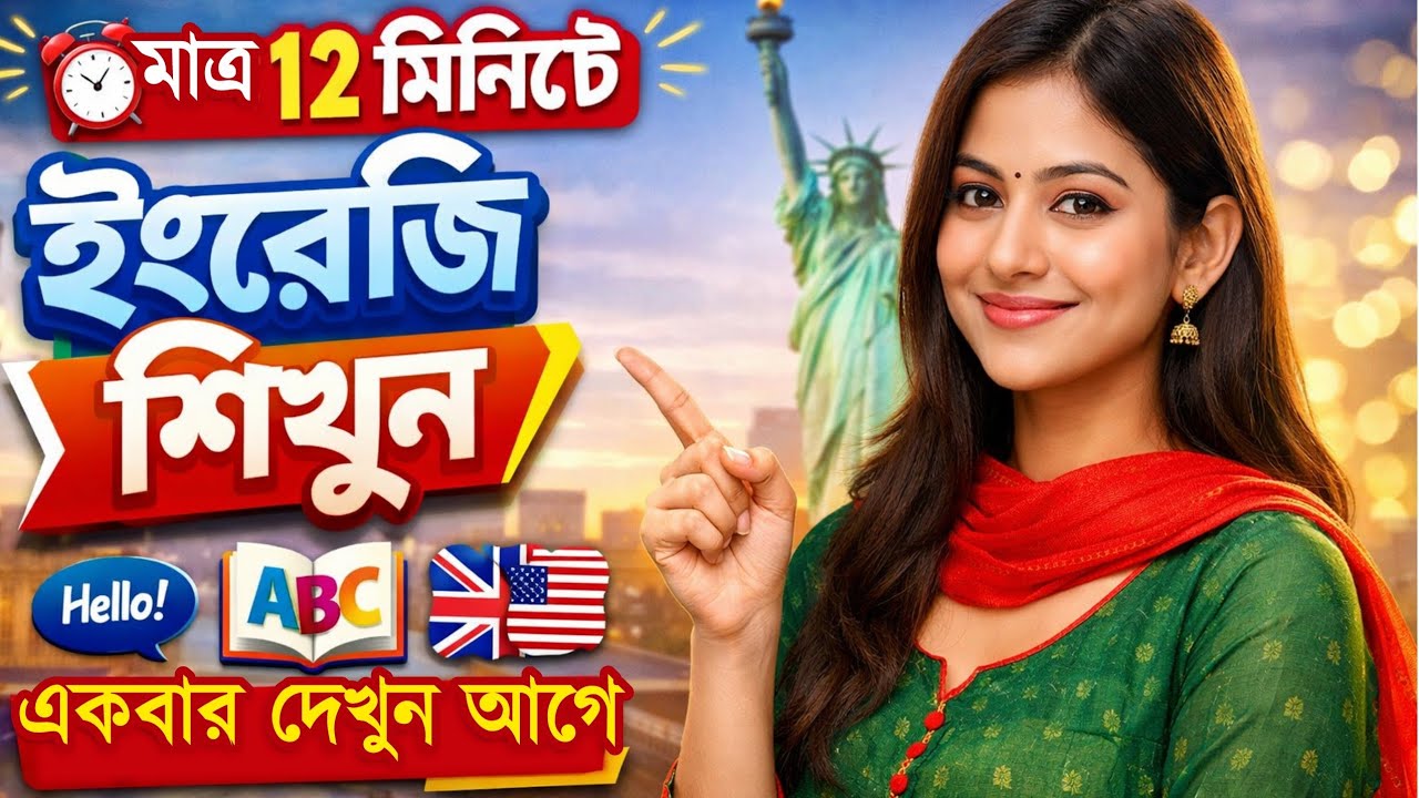 মাত্র 12 মিনিটে 40+ সহজ ইংরেজি বাক্য শিখুন | English Speaking Made Easy 40+ Short Sentences 