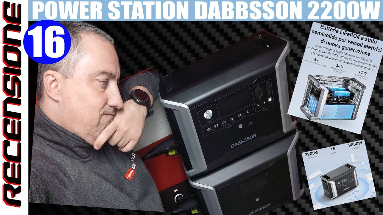 Power Station ECO ma espandibile RECENSIONE Dabbsson DBS2300 + DBS3000B