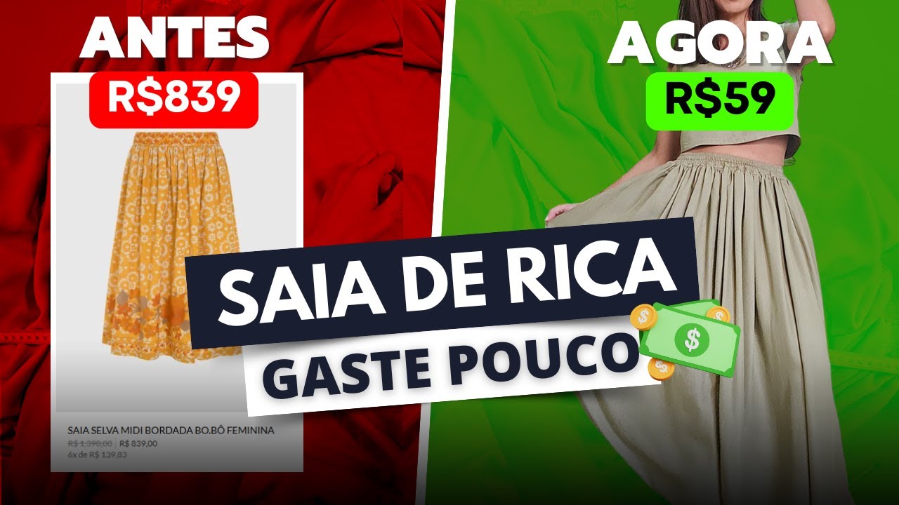 Como Fazer a Saia Mais Fácil do Mundo (Mesmo Começando do Zero!)| Josi Faria