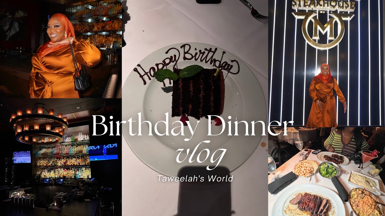 Birthday Dinner Vlog in NYC | Mastro’s Steakhouse | Meet My Best Friend Ganiyat | Taweelah’s World