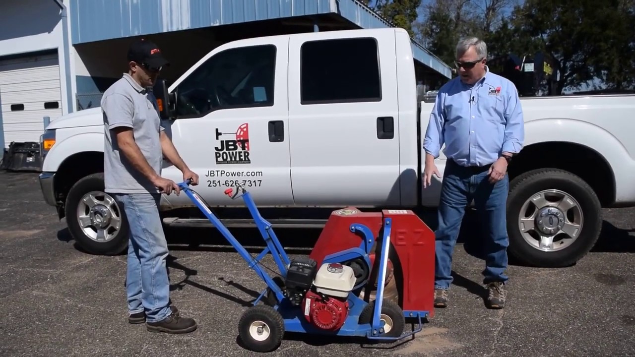 How to Operate a EZ Trench Lawn Saw