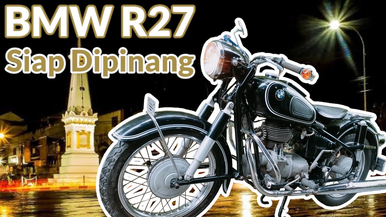 Motor klasik BMW R27 motor nyaman siap pinang