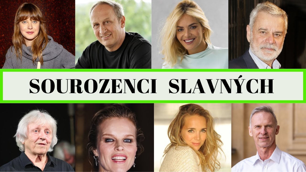 Slavn&iacute; a jejich sourozenci, kter&eacute; možn&aacute; nezn&aacute;te!
