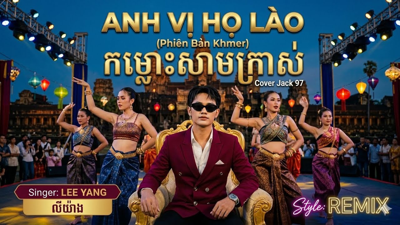 Anh Vị Họ L&yacute; Phi&ecirc;n Bản Khmer - Lee Yang កម្លោះសាមក្រាស់ Cover Jack 97