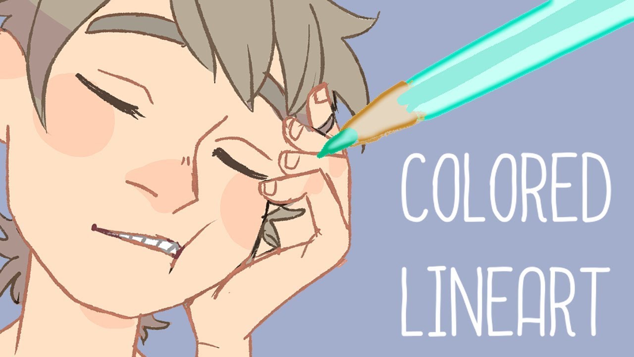 Colored Lineart Tutorial (Paint Tool Sai)
