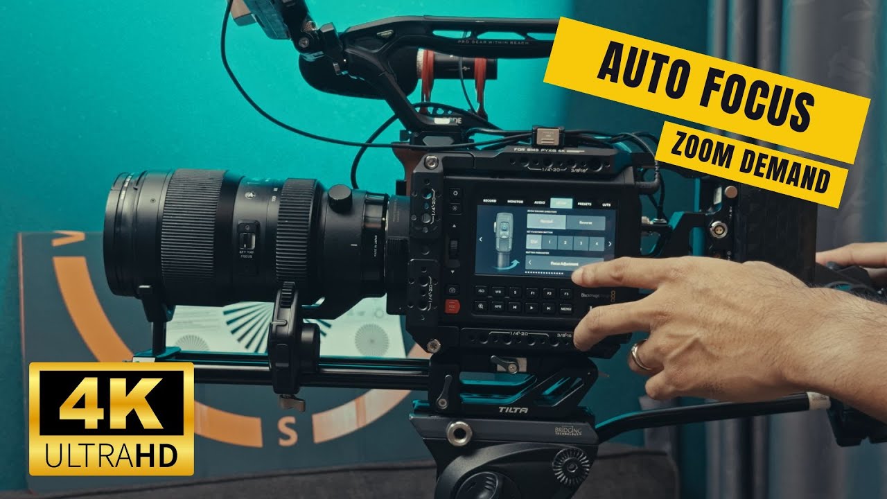 Blackmagic Zoom Demand + PYXIS 6K | Sigma Art 50-100mm F1.8 Autofocus Test #ZoomDemand