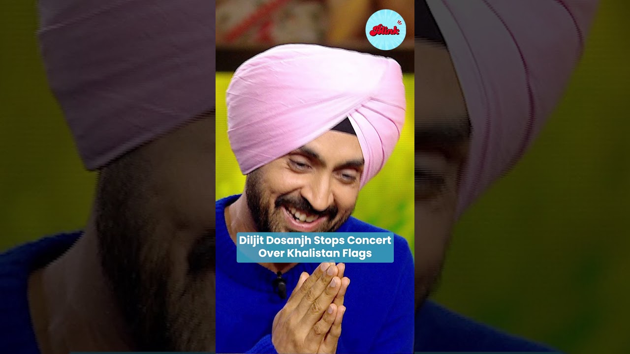 Diljit Dosanjh Stops Concert Over Khalistan Flags | Viral Video from Canada Show