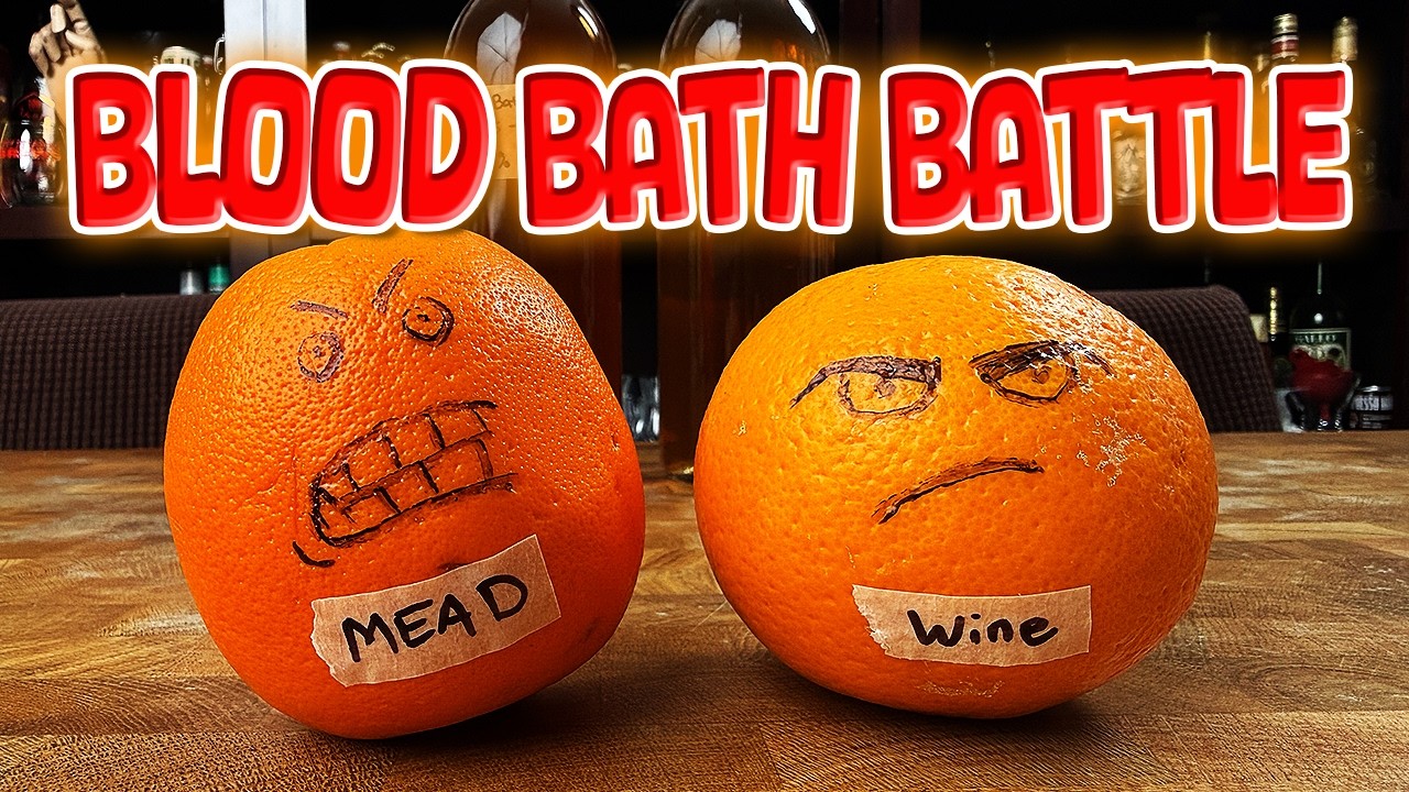 Mead Vs Wine Showdown:  Blood Bath After One Year