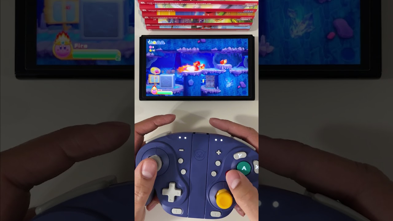 kirby nintendo switch gameplay NYXI Wizard#shorts