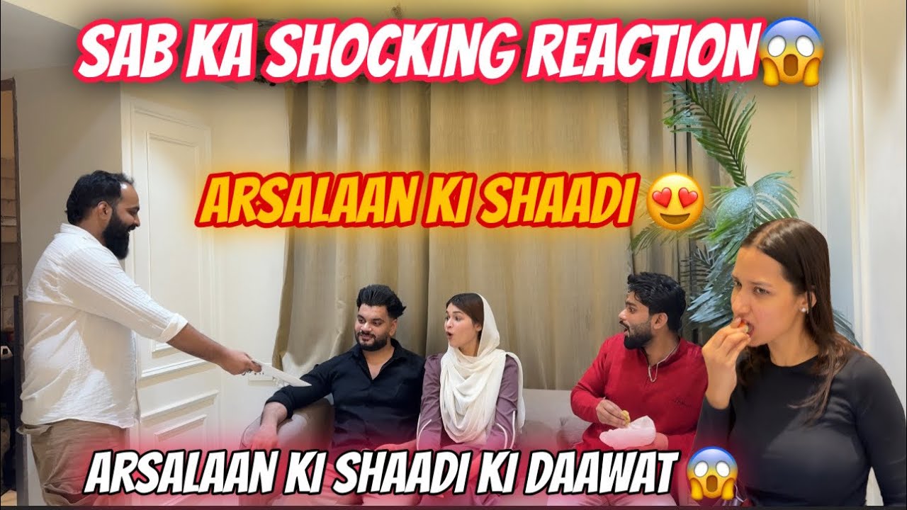 Arsalaan Ki Shaadi Ki Daawat 🫣 | Sab Friends Ka Reaction😍 | AtrangiArsalaan❤️