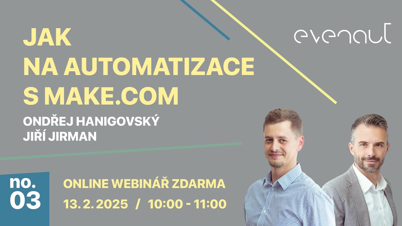 Záznam webináře Jak na automatizace s Make.com