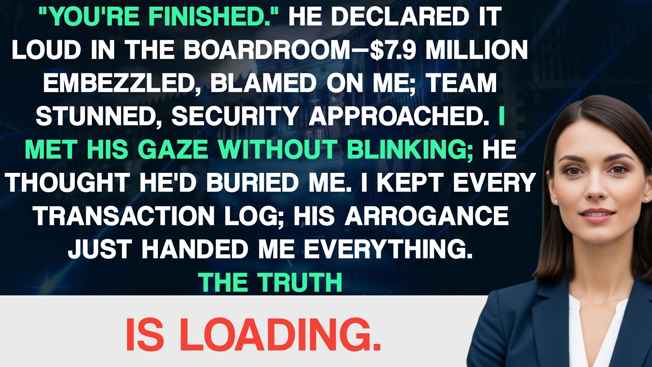 My boss  Framed Me for $7.9 Million — The CCTV Cameras Exposed Him During the Audit