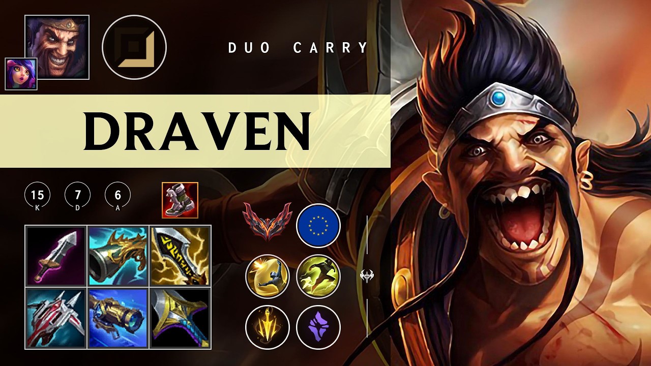 Draven ADC vs Jhin - EUW Grandmaster Patch 26.04