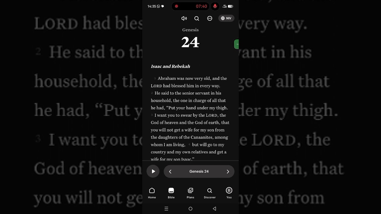 Genesis 22-24 (Bible reading 2026)