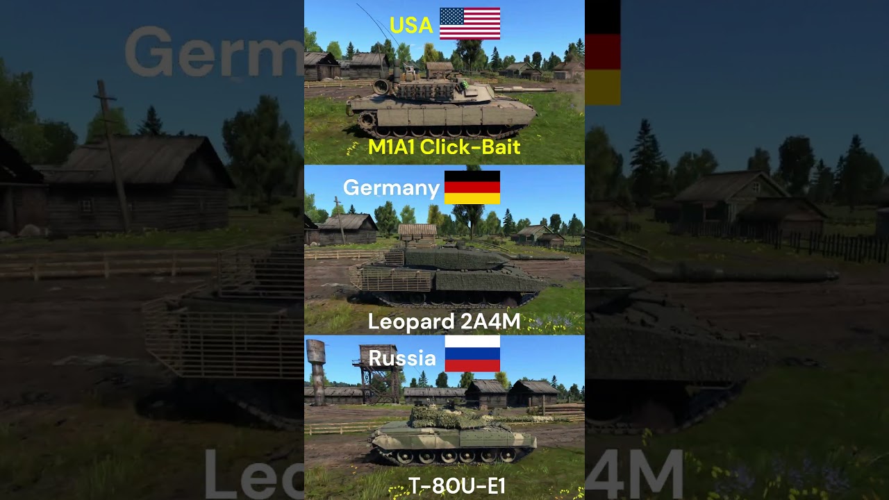 Top-Tier Premium Tanks: USA-Germany-Russia | #warthunder #premiumtanks #tank