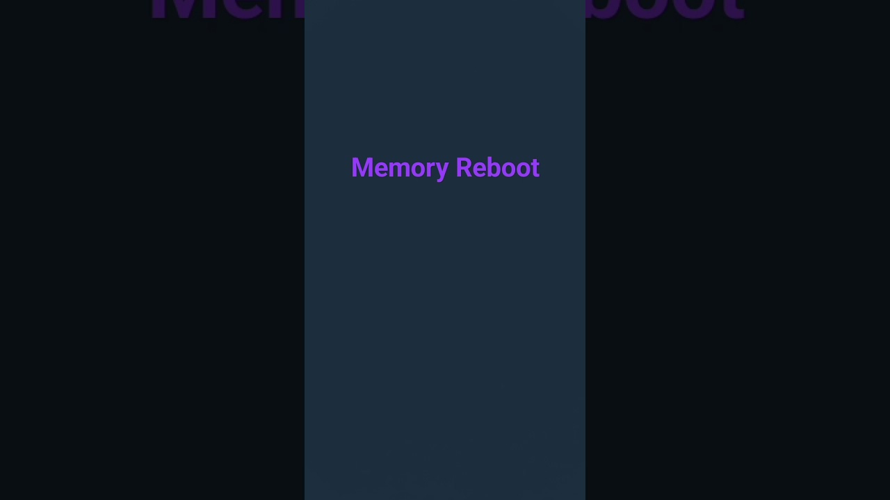 🎵Memory - Reboot🎵