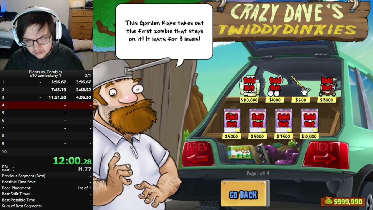 PvZ Zombotany 1 x10 in 40:13