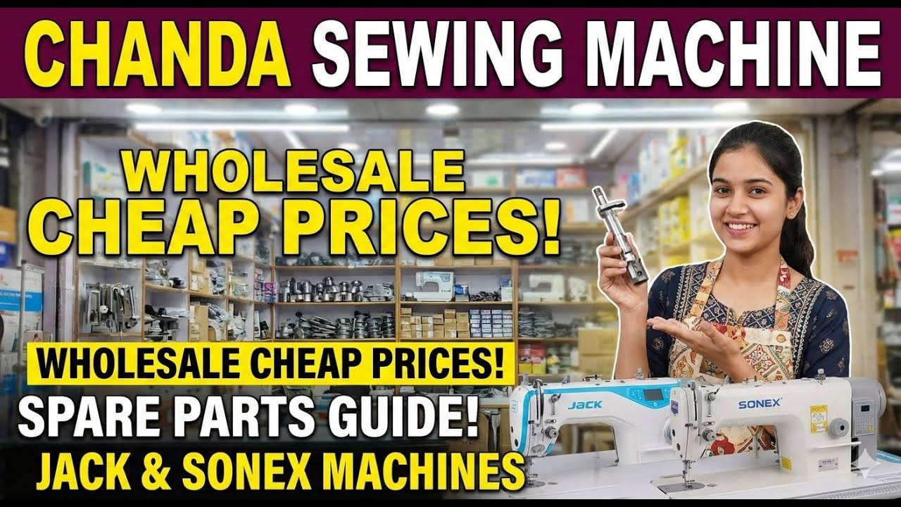 Factory Rate Par Mileygi Jack Machine aur Spare Parts 🧵 Chanda Sewing Machine...