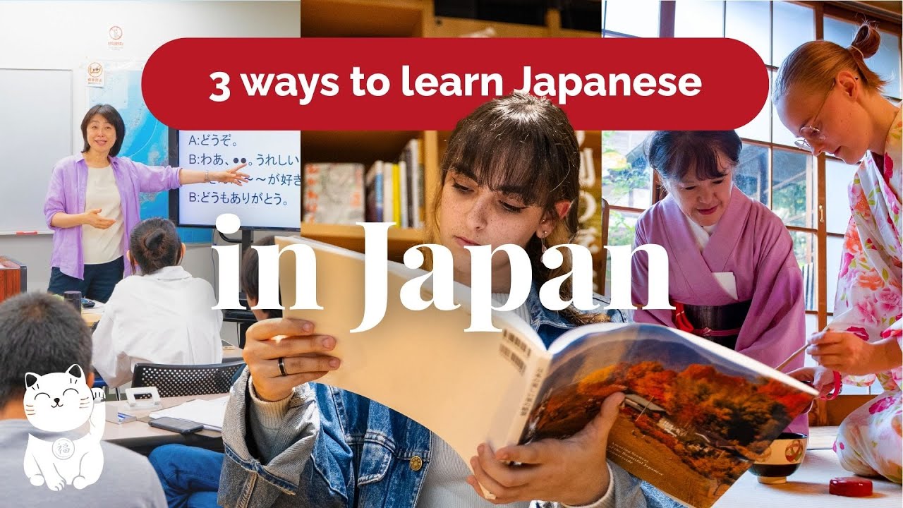 Three ways that you can learn Japanese in Japan