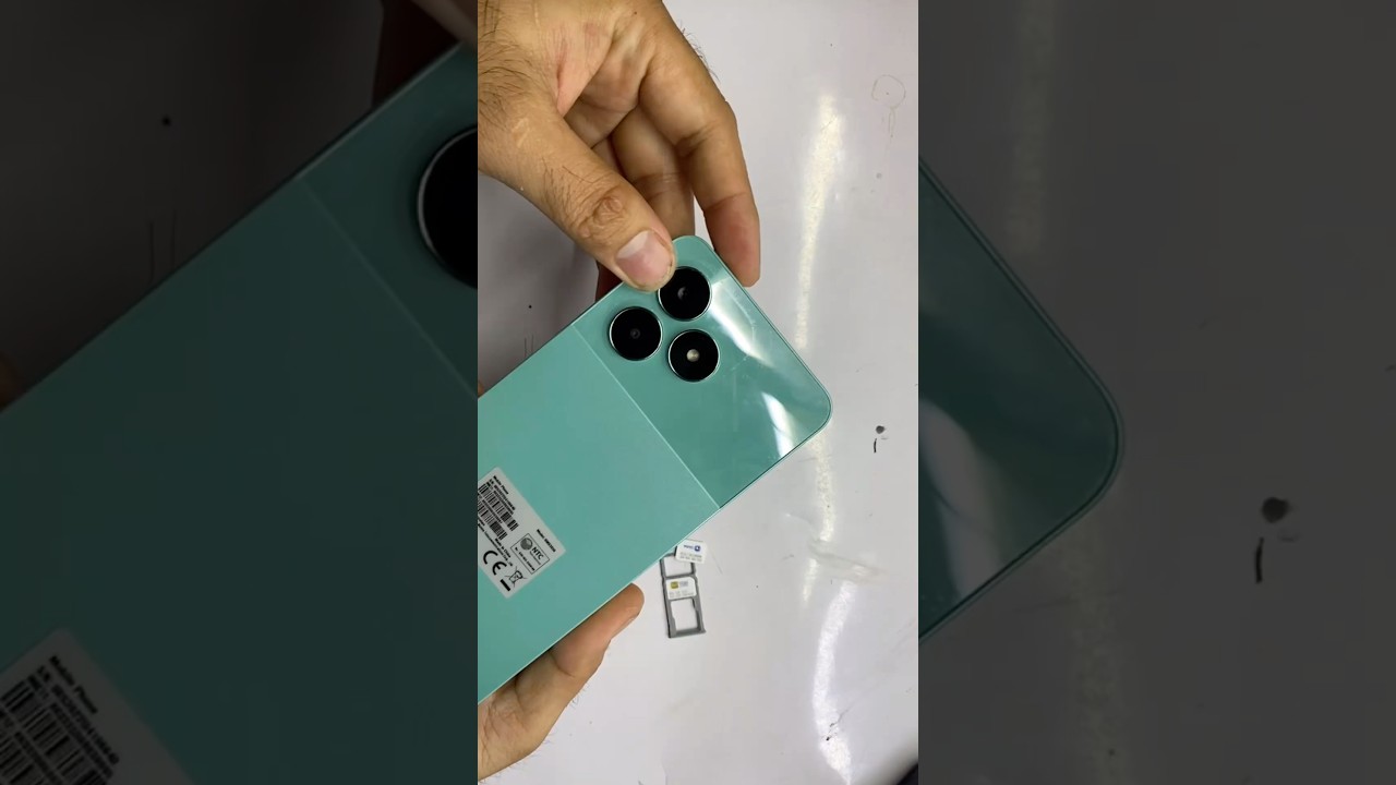remove back case realme note 50