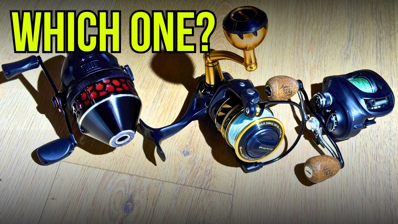 Fishing Reel Types Explained: Spinning vs Baitcaster vs Spincast