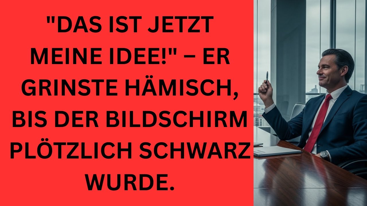 Mein Chef stahl mein Millionen-Projekt – also löschte ich die Datei 5 Minuten vor dem Pitch.