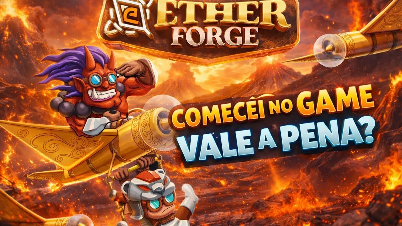 EtherForge – GameFi Estratégico com mineração e PVP na Solana | NFT & PvP 🛠️⚔️ vai bombar em 2026