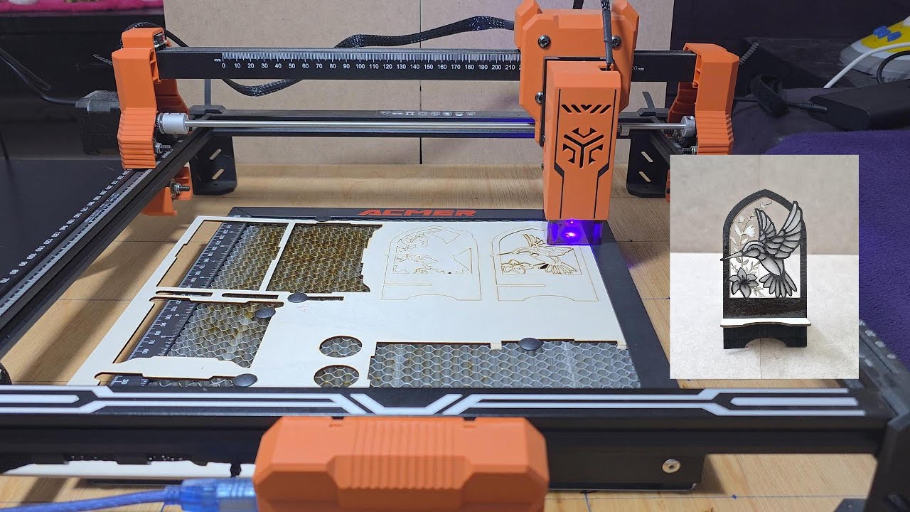 من خشب عادي إلى فن راقٍ نقش ليزر بدقة عالية Laser Engraving Wood Art